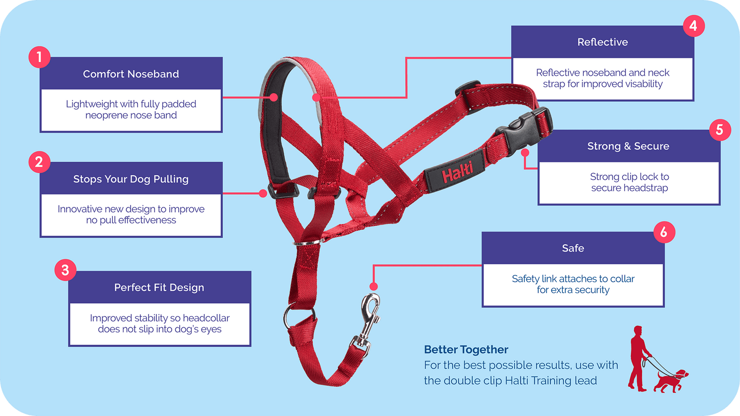 HALTI HeadCollar Train| Black