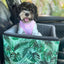Car Pet Booster Single Seat | Tropical Leaves