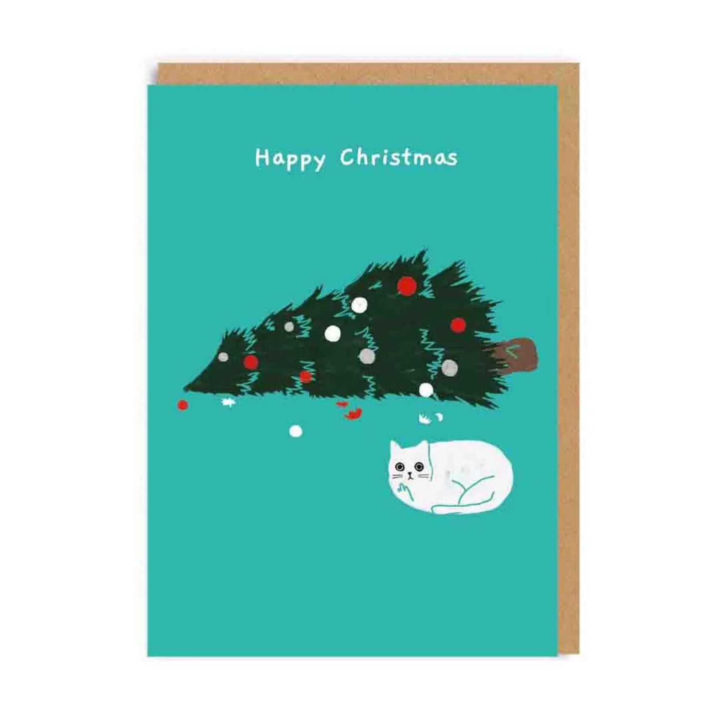 Christmas Card | Fallen Christmas Tree