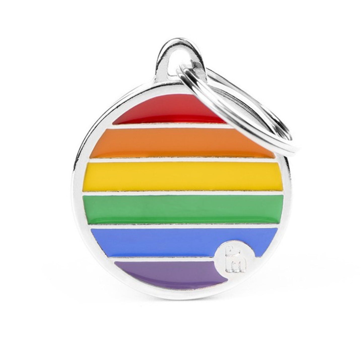 Pet ID Tag | Rainbow Circle + FREE Engraving