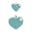 Pet ID Tag | Basic Handmade Pastel Blue Heart + FREE Engraving