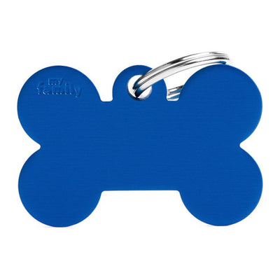 Pet ID Tag | Basic Bone Blue + FREE Engraving