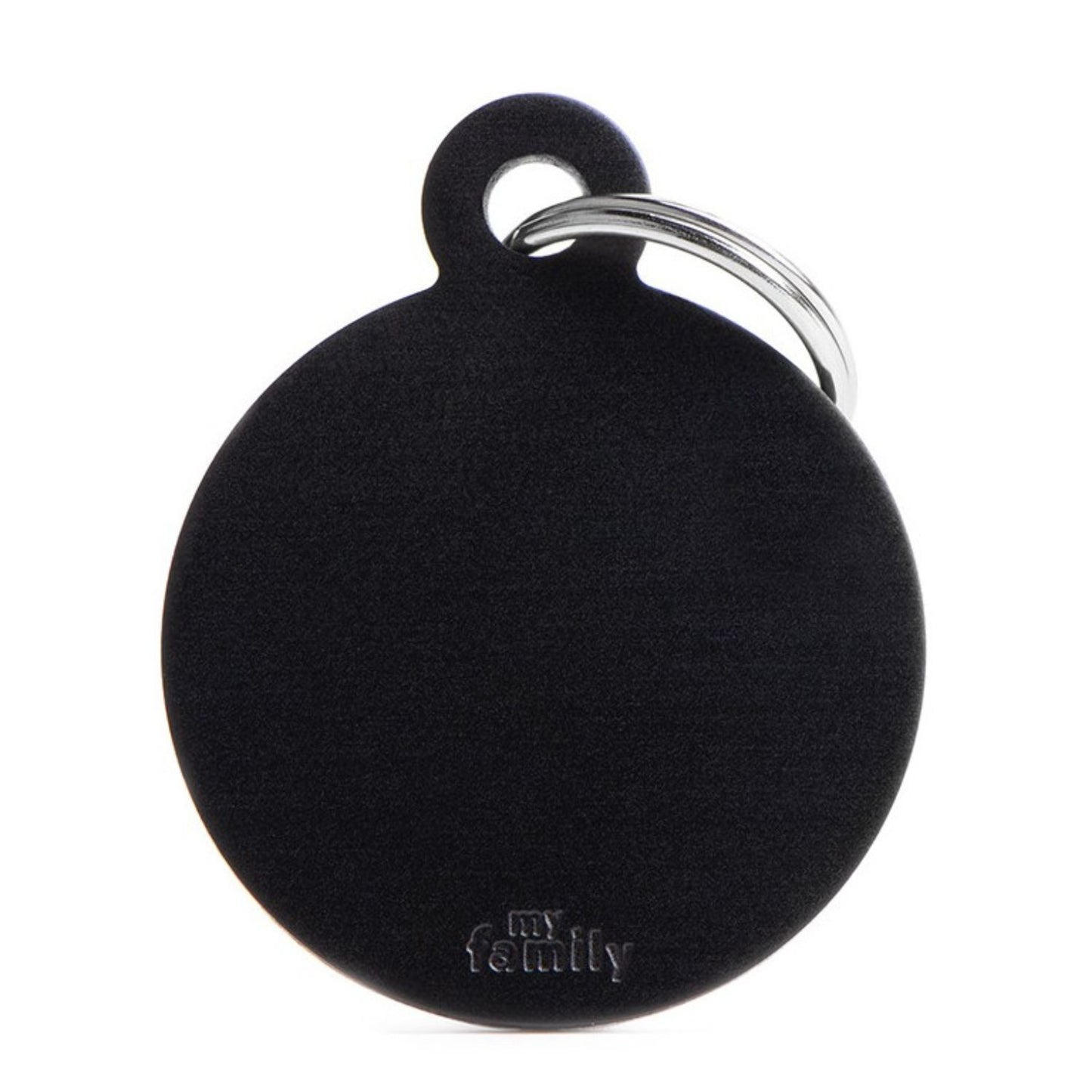 Pet ID Tag | Basic Circle Black + FREE Engraving