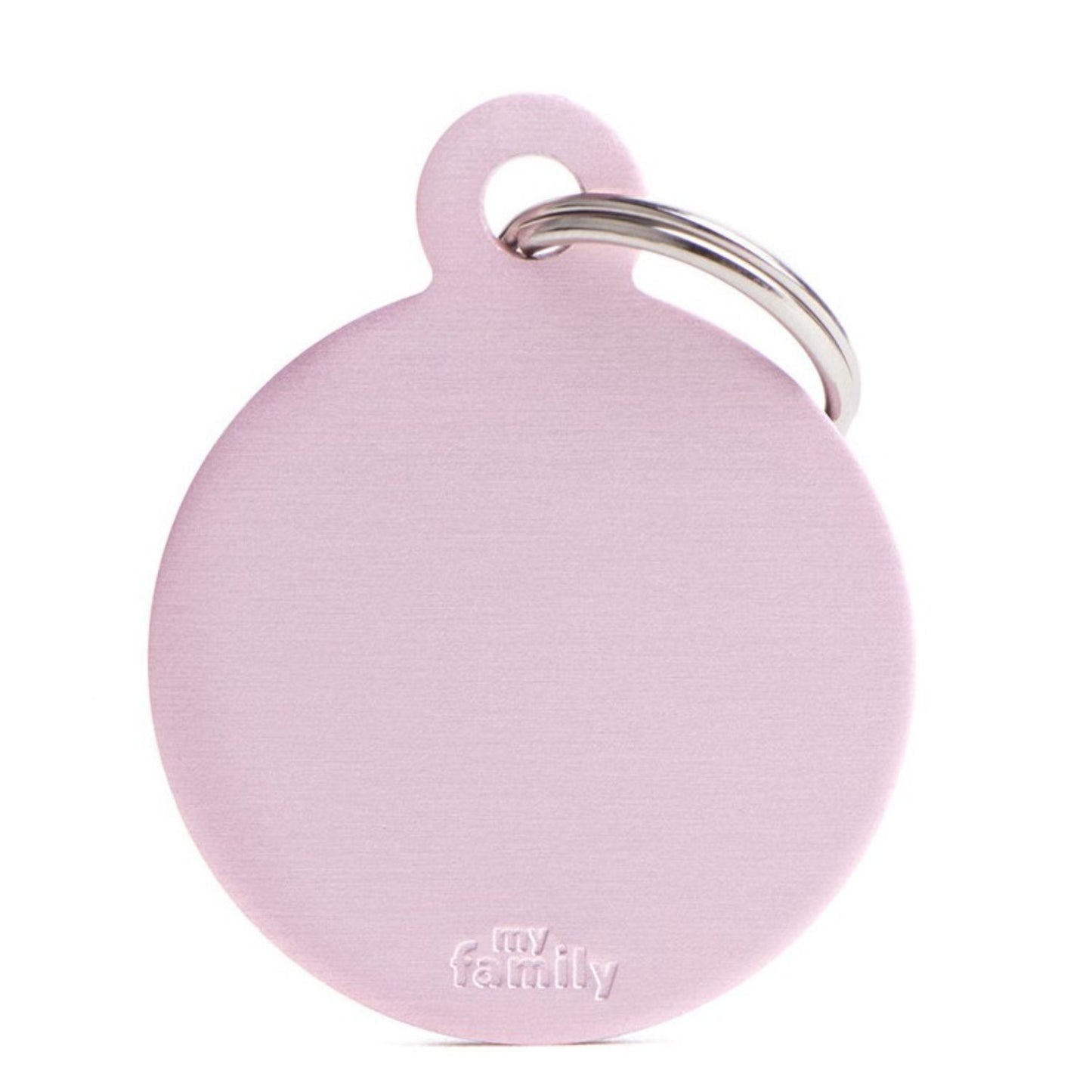 Pet ID Tag | Basic Circle Pink + FREE Engraving