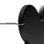 Pet ID Tag | Basic Heart Black + FREE Engraving