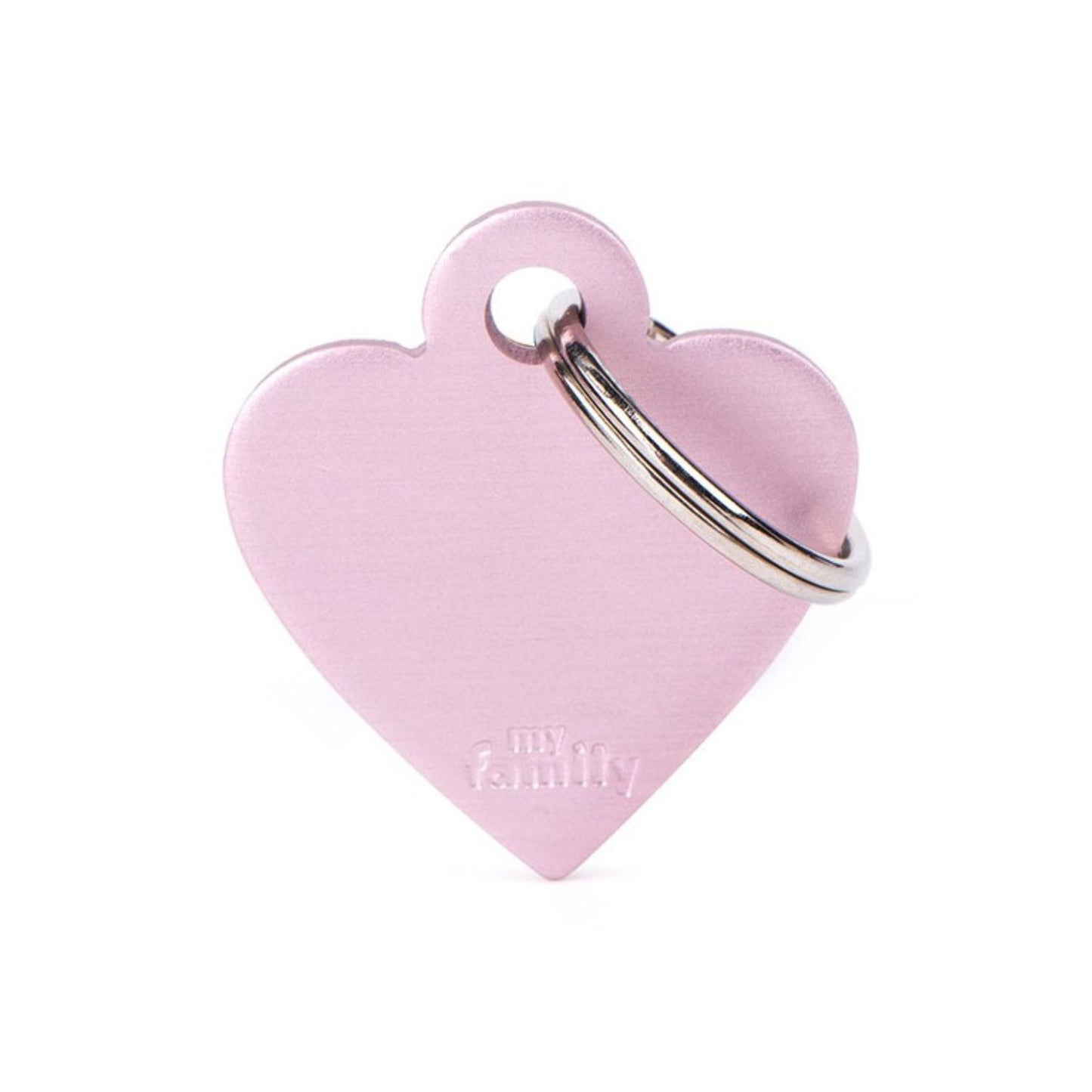 Pet ID Tag | Basic Heart Pink + FREE Engraving