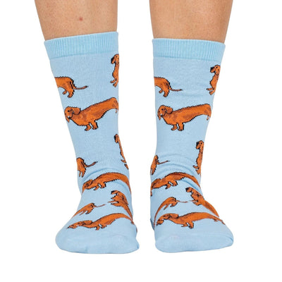 Dog Breed Socks | Blue Dachshund