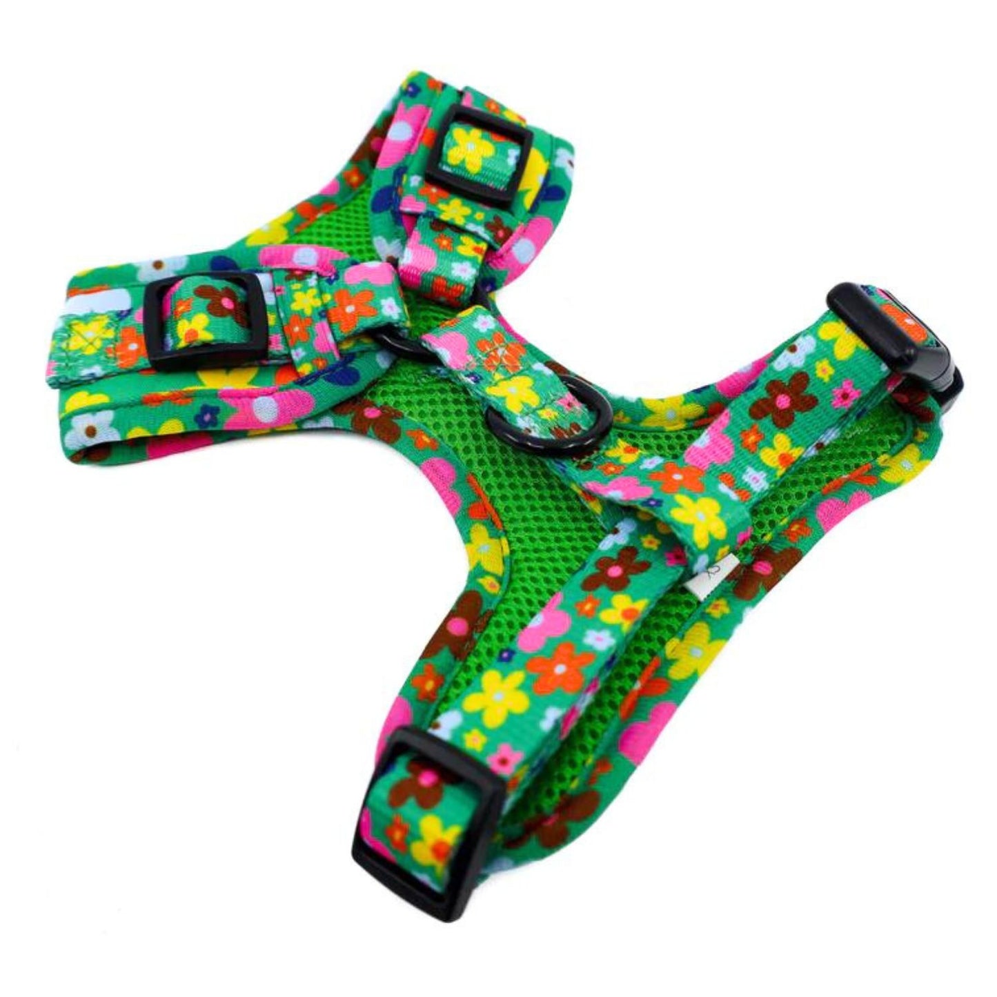 Funky Flowers | Adjustable Dog Harness