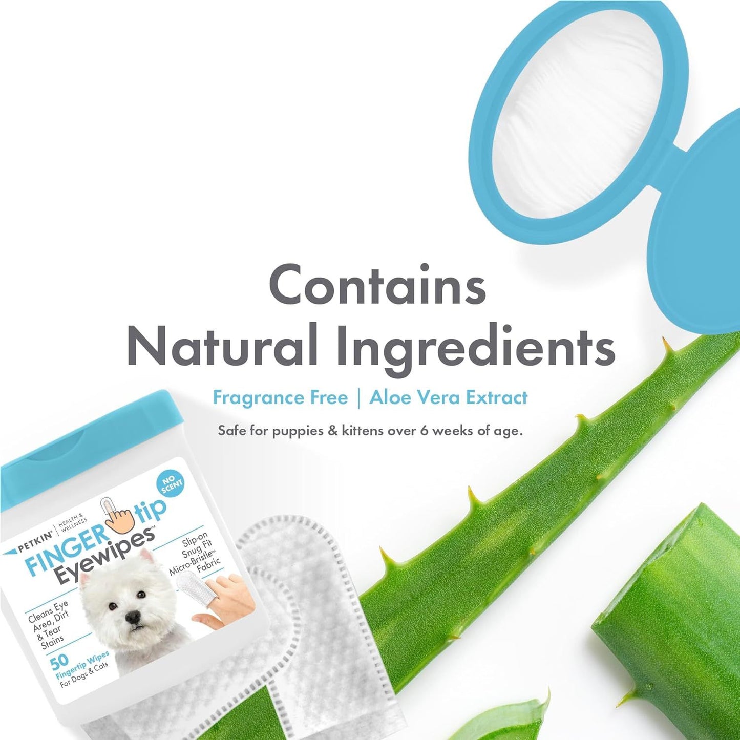 FINGERtip Pet Eyewipes