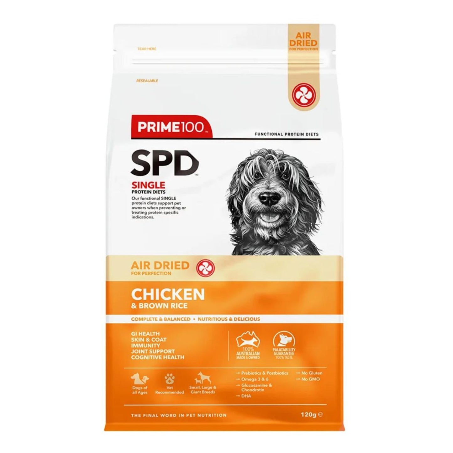 SPD Air Dried Dog Food | Chicken & Brown Rice