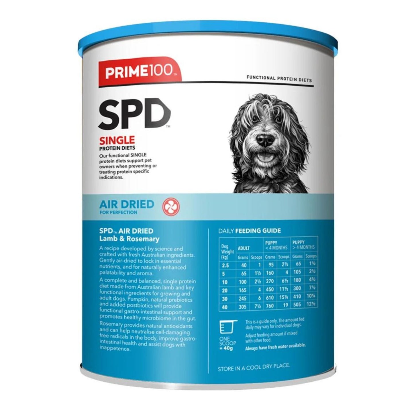 SPD Air Dried Dog Food | Lamb & Rosemary