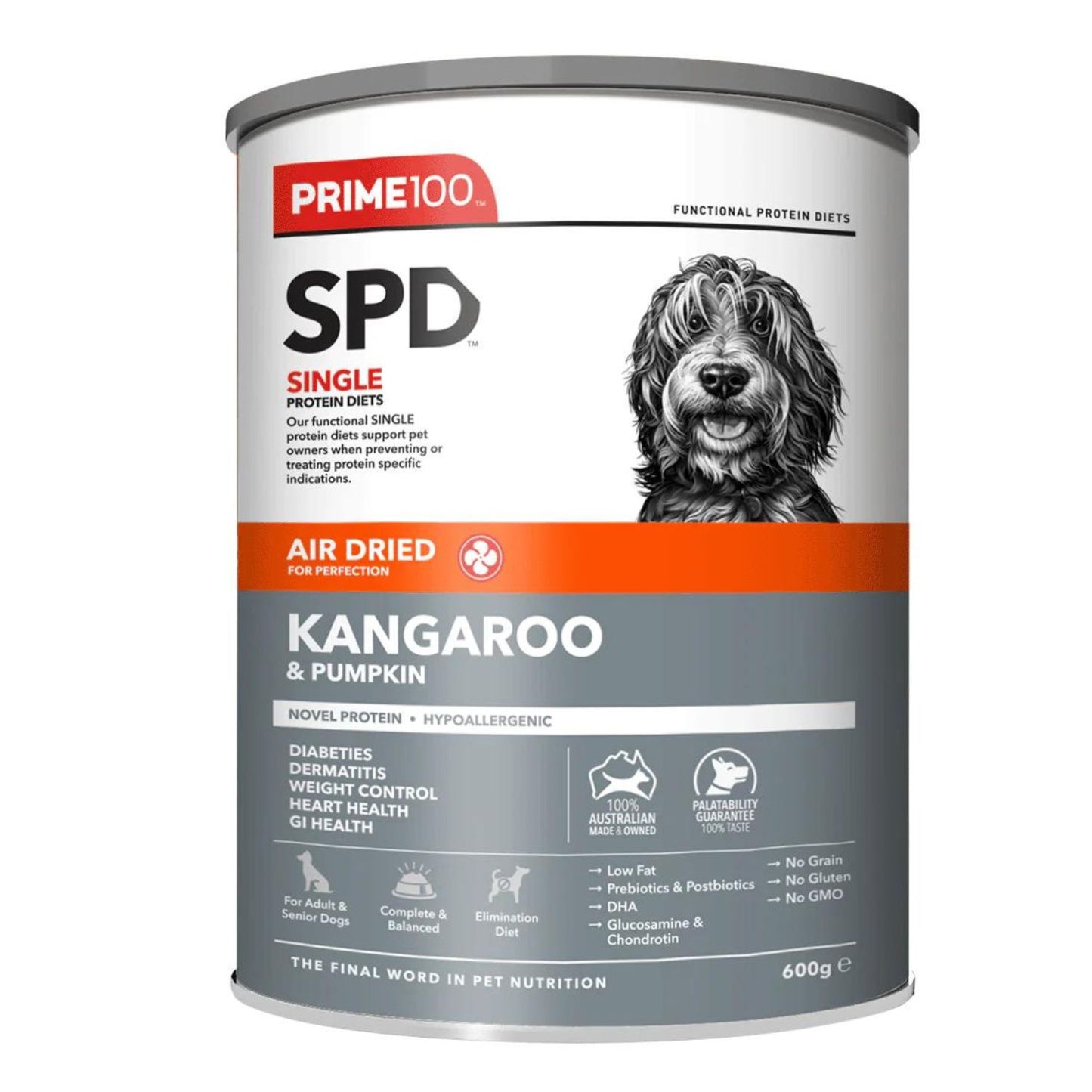 SPD Air Dried Dog Food | Kangaroo & Pumpkin