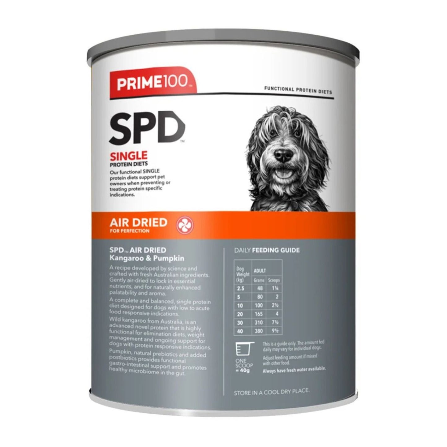 SPD Air Dried Dog Food | Kangaroo & Pumpkin