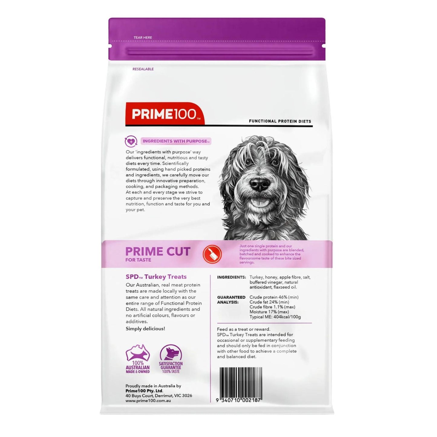 SPD Prime Cut Dog Treats | Turkey