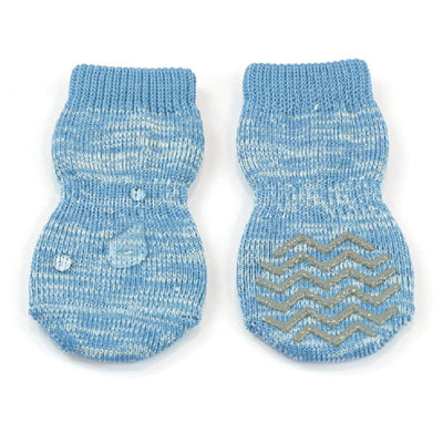 Water Resistant Non-Slip Dog Socks | Blue