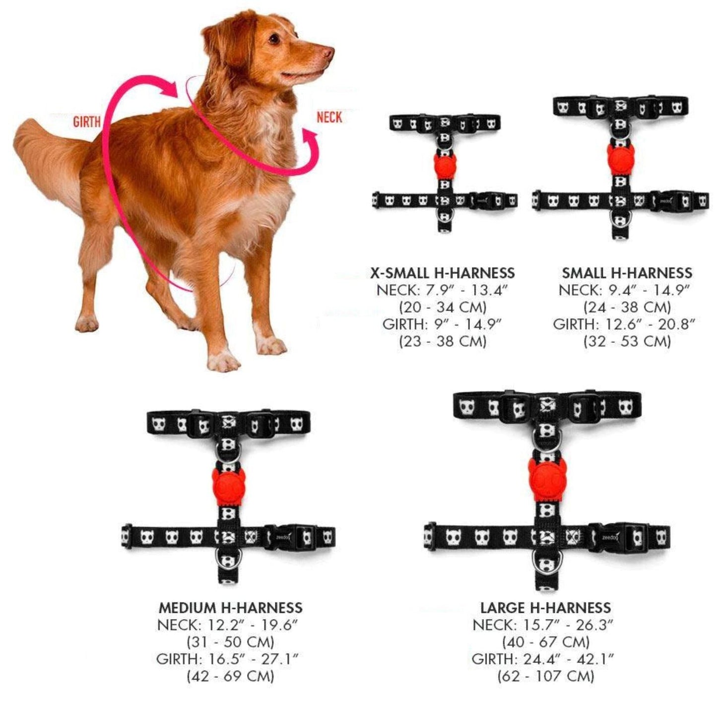 Moss Naturals Dog H-Harness