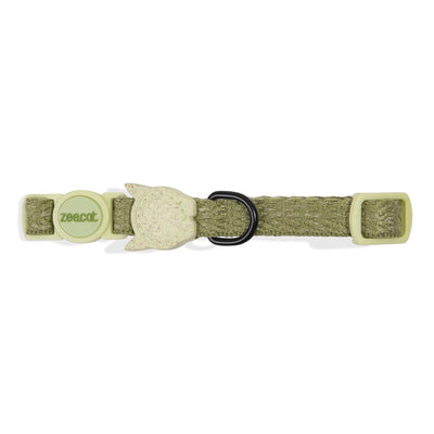 Zee.Cat Moss Naturals Cat Collar