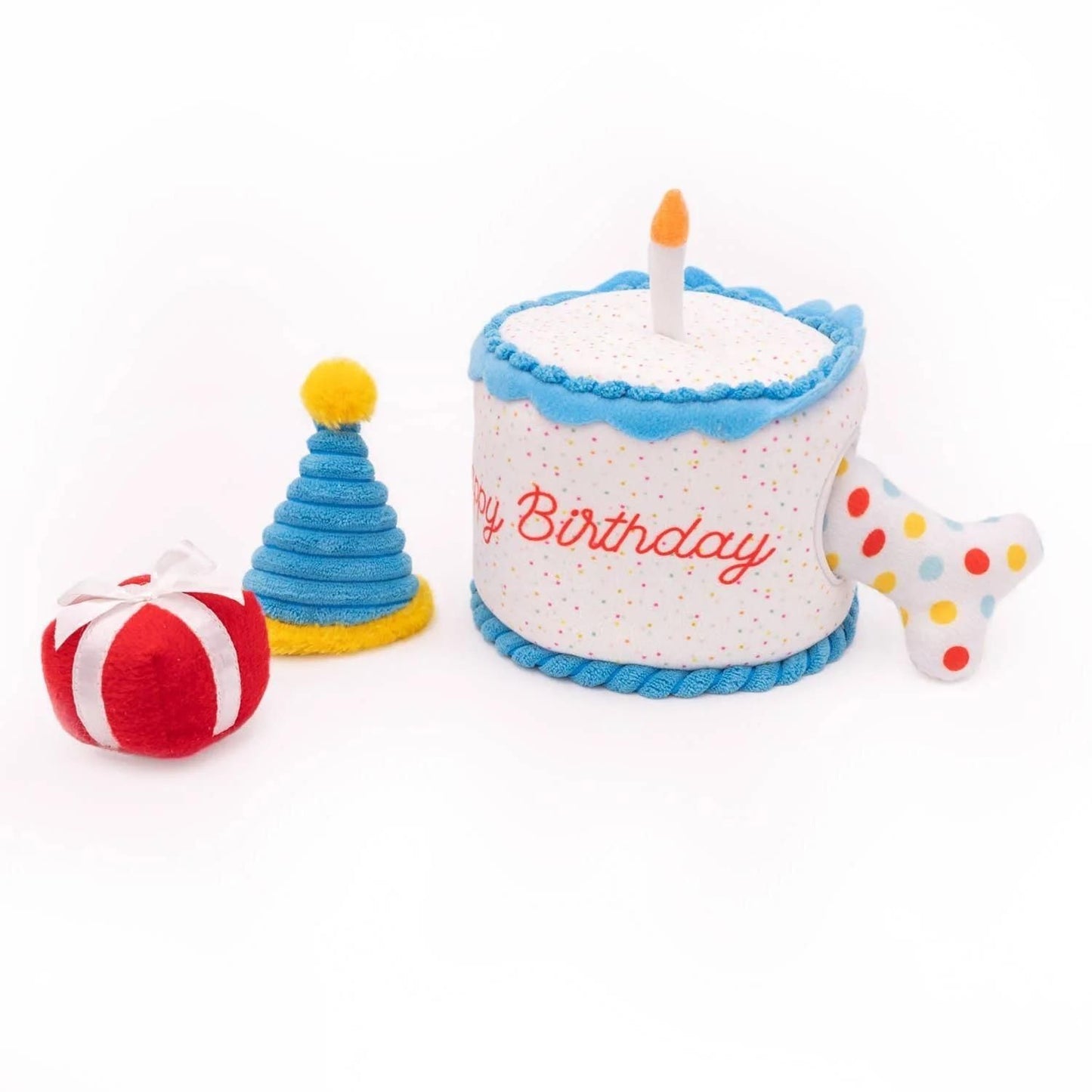 Interactive Dog Toy | Birthday Cake