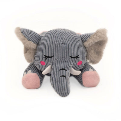 Snooziez with Shhhqueaker Dog Toy | Elephant
