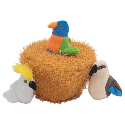 Interactive Dog Toy | Australian Birds In Nest