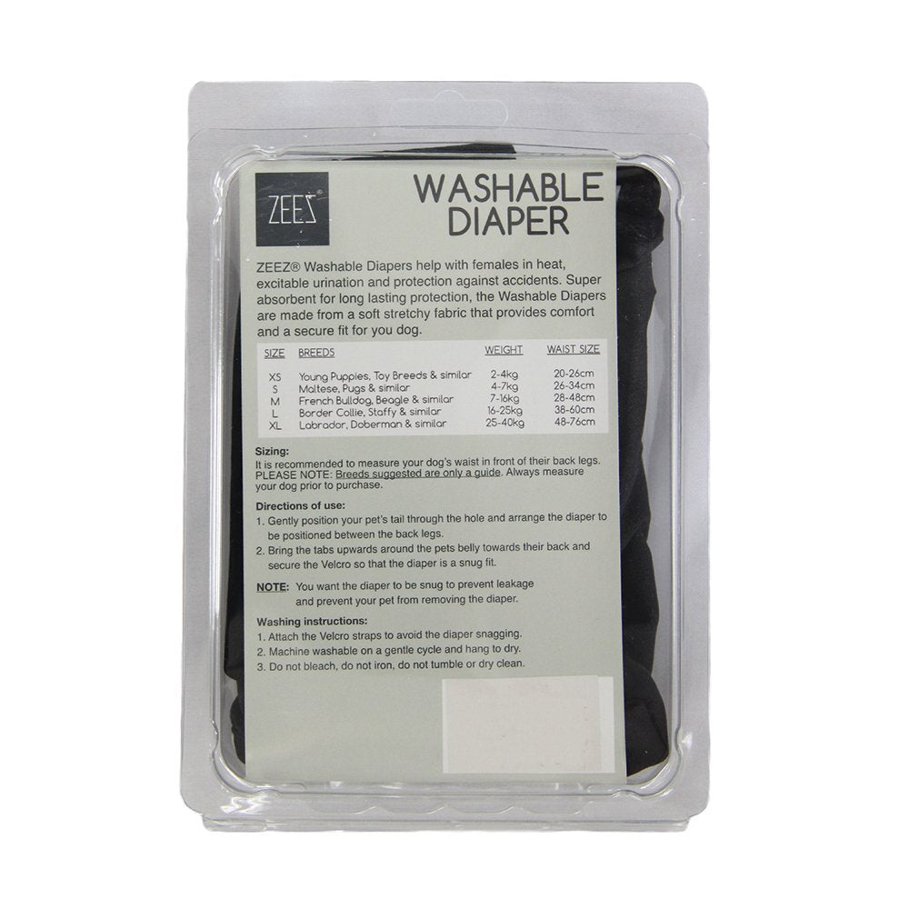 Zeez Washable Diaper - Peticular