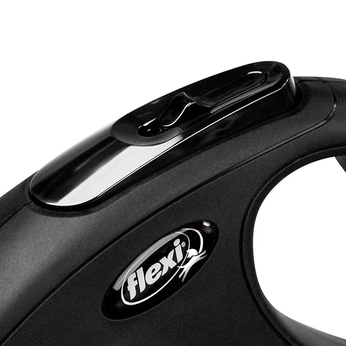 Retractable Dog Lead | New Classic Tape Black