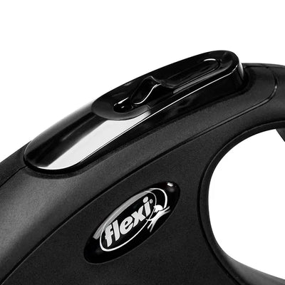 Retractable Dog Lead | New Classic Tape Black