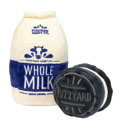 Milk & Cookie Dog Toy