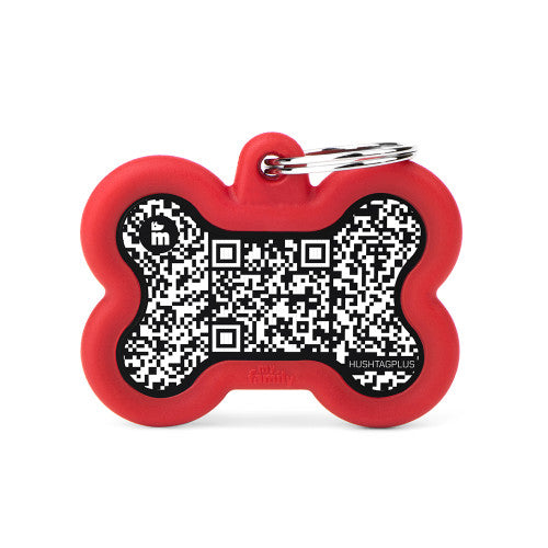 Pet ID Tag | Hushtag  PLUS  Bone + FREE Engraving
