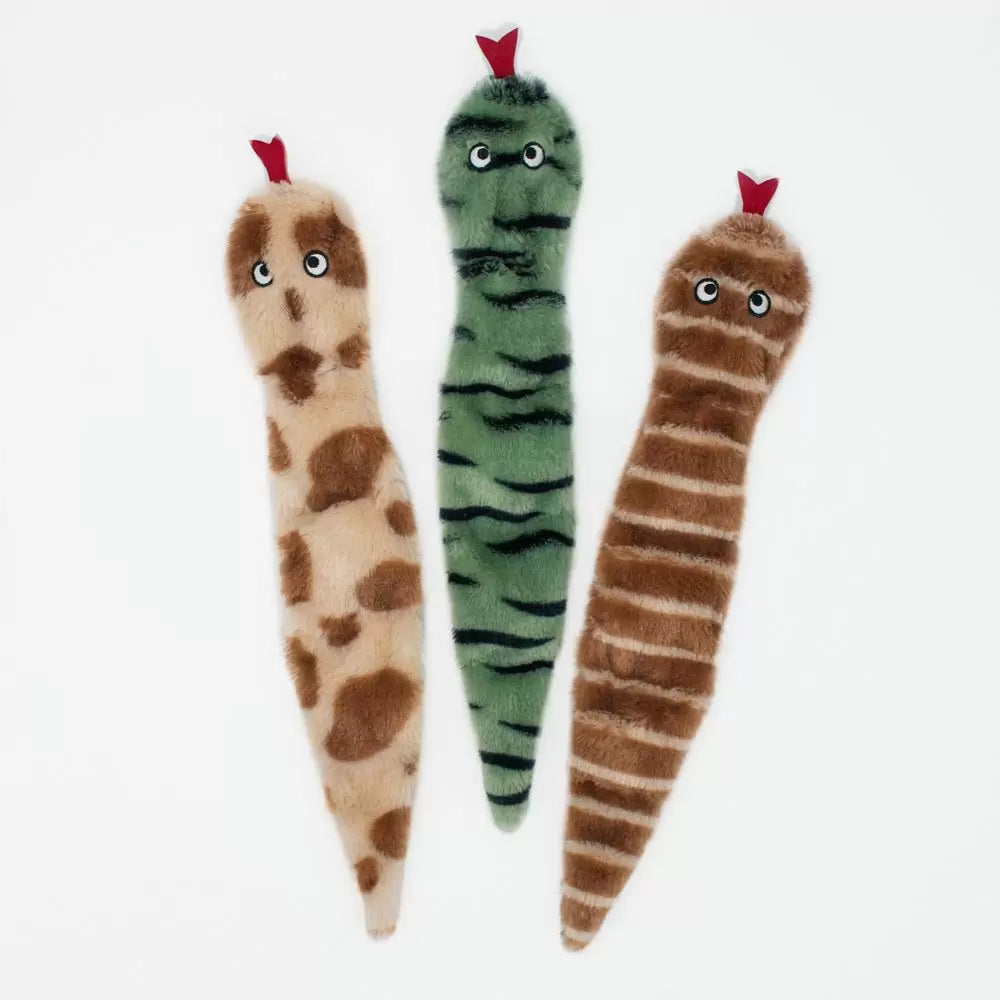 Zippy Paws | Skinny Peltz (Snakes) | 3 Pack Large