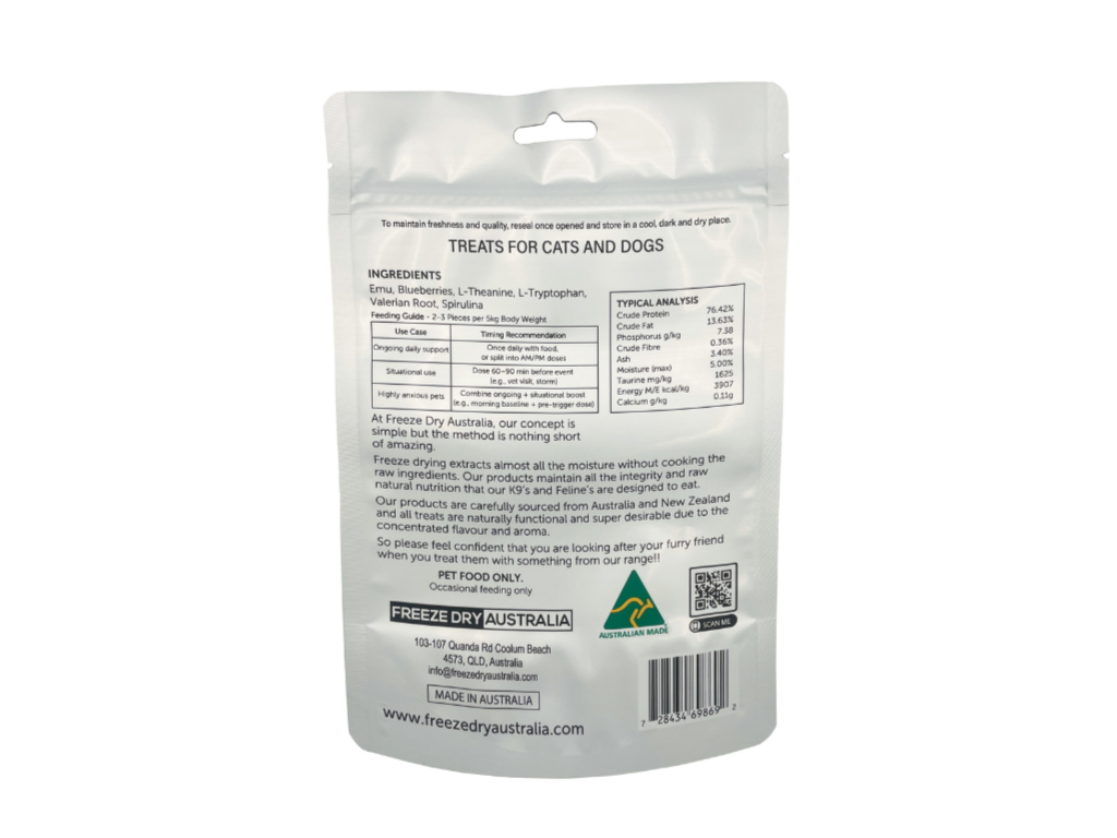 Freeze Dried Training Treats | Calming Support