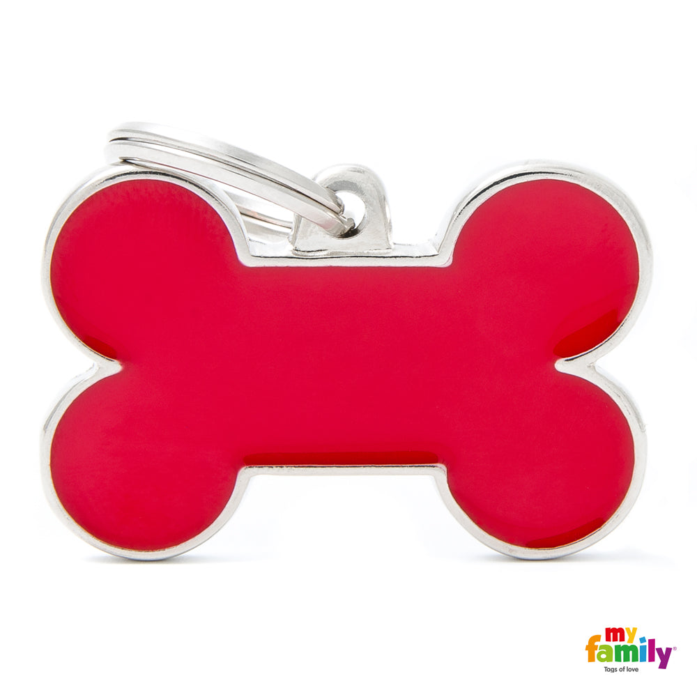 My Family Pet ID Tag | Basic Handmade Bone + FREE Engraving | Peticular