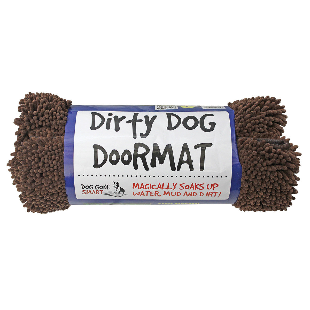 DOG GONE SMART Dirty Dog Doormat, Grey, Large 