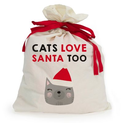 Santa Sack | Cats Love Santa Too