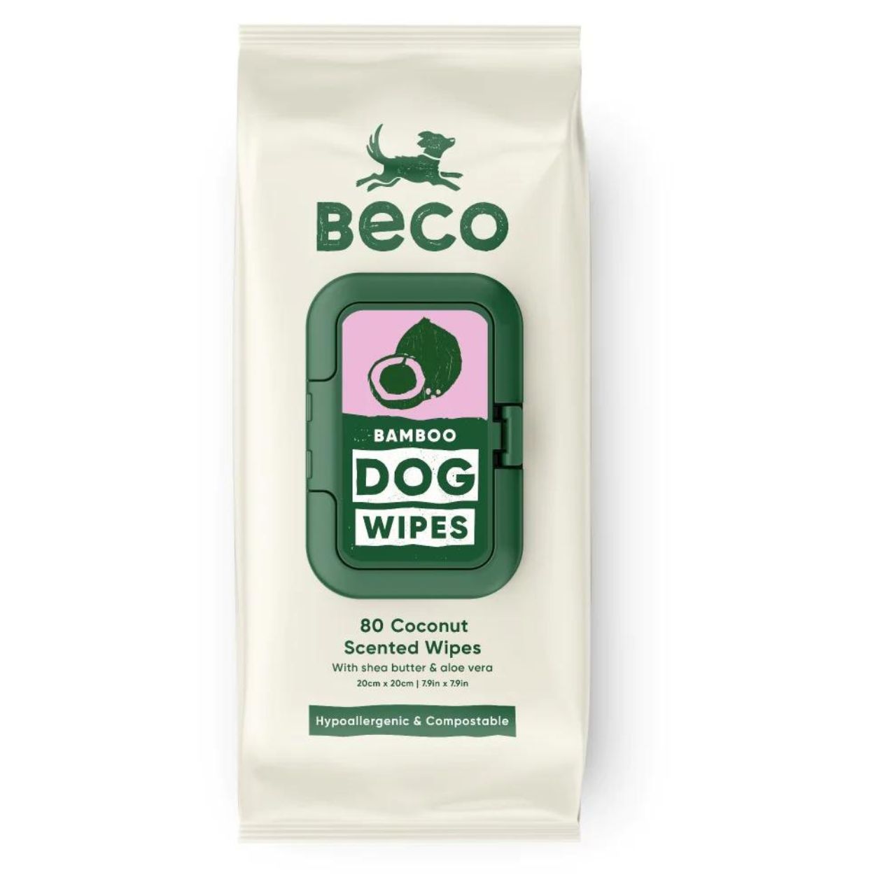 Bamboo Dog Wipes | Coconut Scented