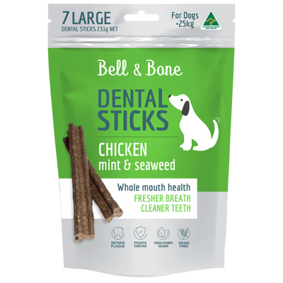 Chicken, Mint and Seaweed Dental Sticks