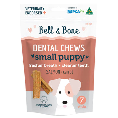 Puppy Dental Chews | Salmon & Carrot