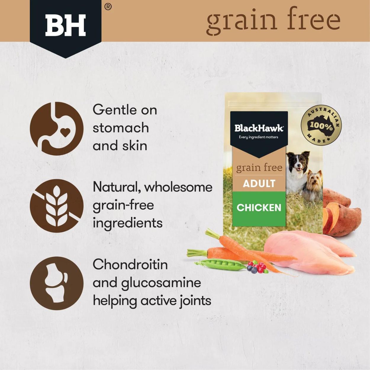 Grain Free Adult Dog Food | Chicken - Peticular