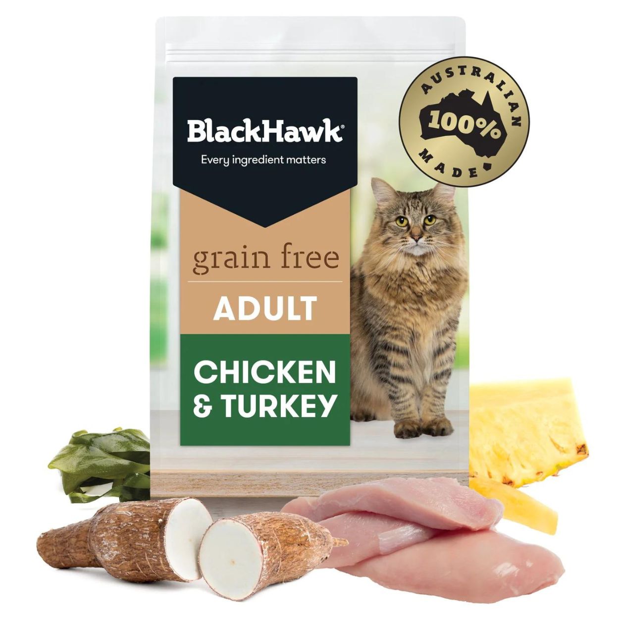 Grain Free Adult Cat Food | Chicken & Turkey - Peticular