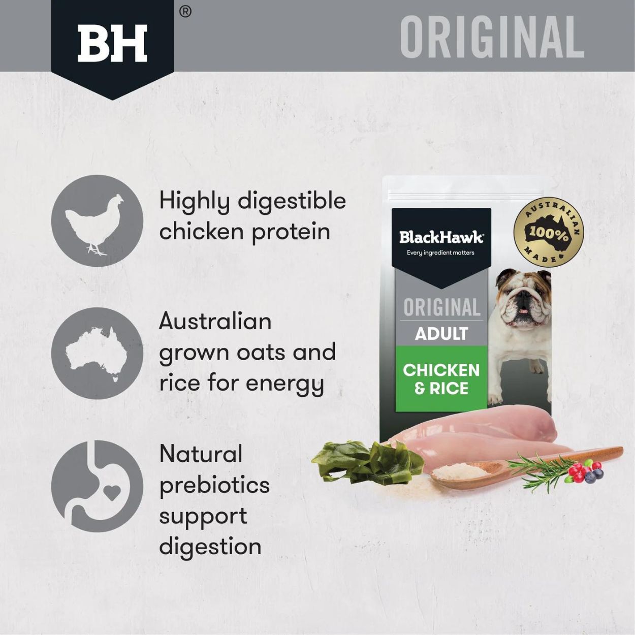 Holistic Adult Dog Food | Chicken & Rice - Peticular