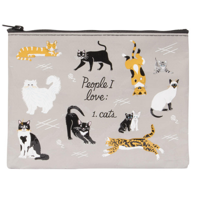 Zipper Pouch | People I Love: Cats