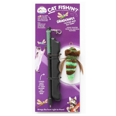 Cat Fishin' Rod Teaser Cat Toy | Dragonfly