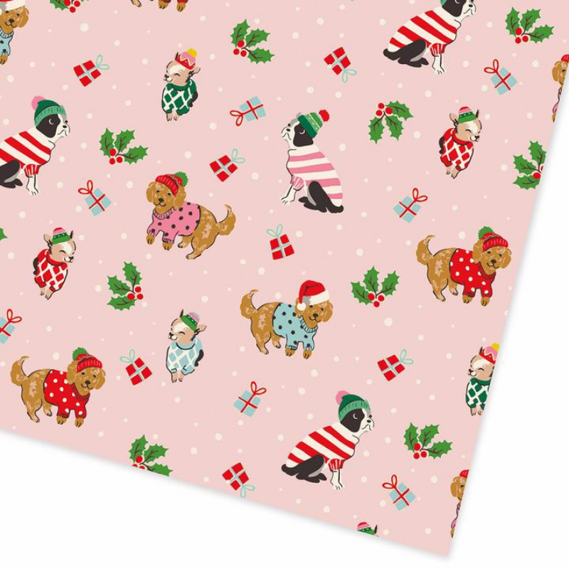 Christmas Wrapping Paper | Puppies
