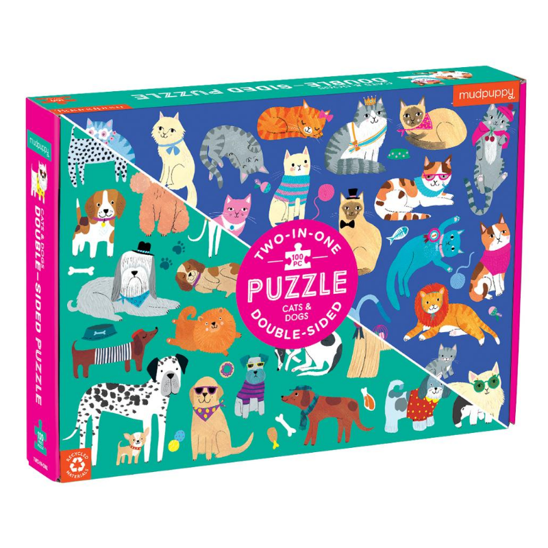Double-Sided Puzzle | Cats & Dogs