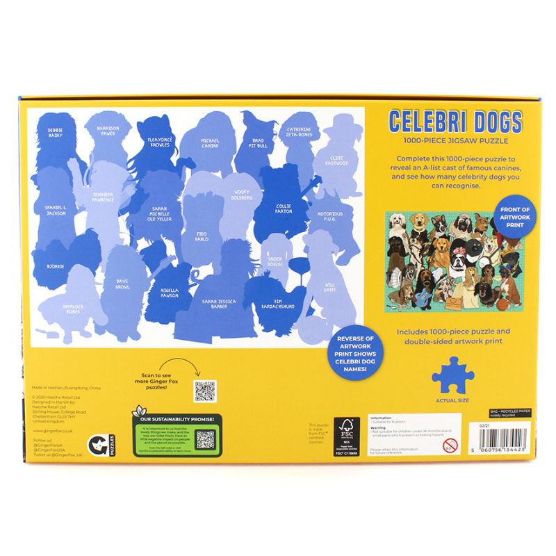 Celebri Dogs Jigsaw Puzzle