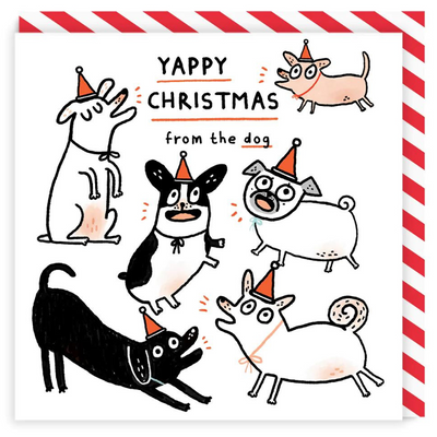 Christmas Card | Yappy Christmas From The Dog