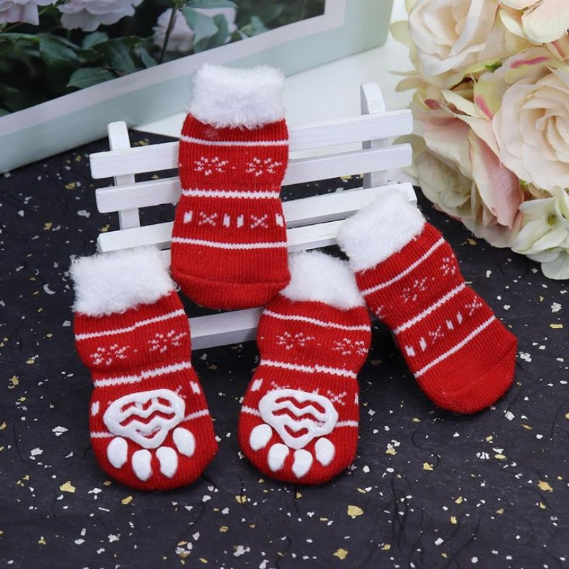 Christmas Dog Socks