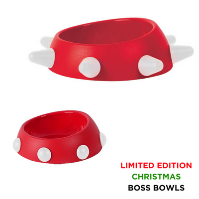 United Pets Boss Bowl | Red & White | Peticular