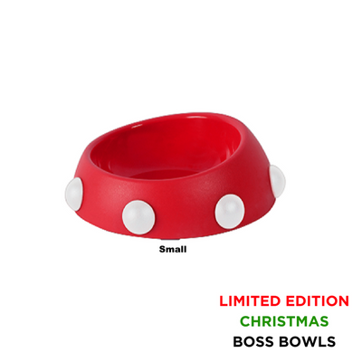 United Pets Boss Bowl | Red & White | Peticular