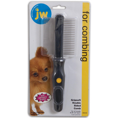 GripSoft Double Sided Pet Comb | Peticular